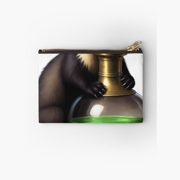 Item preview, Gothic Pine Marten Antique Brass Elixir Phial designed and sold by IllumeInk.