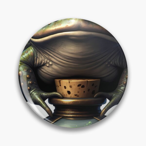 Item preview, Gothic Toad Antique Dark Bronze Poison Phial designed and sold by IllumeInk.