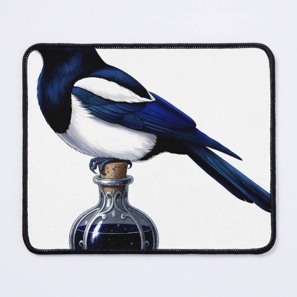 Item preview, Gothic Magpie Antique Silver Poison Flask designed and sold by IllumeInk.