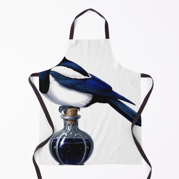 Item preview, Gothic Magpie Antique Silver Poison Flask designed and sold by IllumeInk.