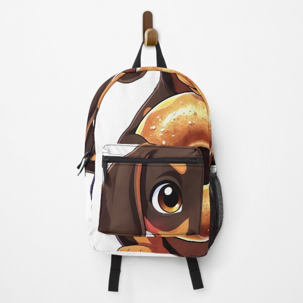 Item preview, Cute Dachshund Puppy Hugging Apple Cider Donut designed and sold by pumsquare.