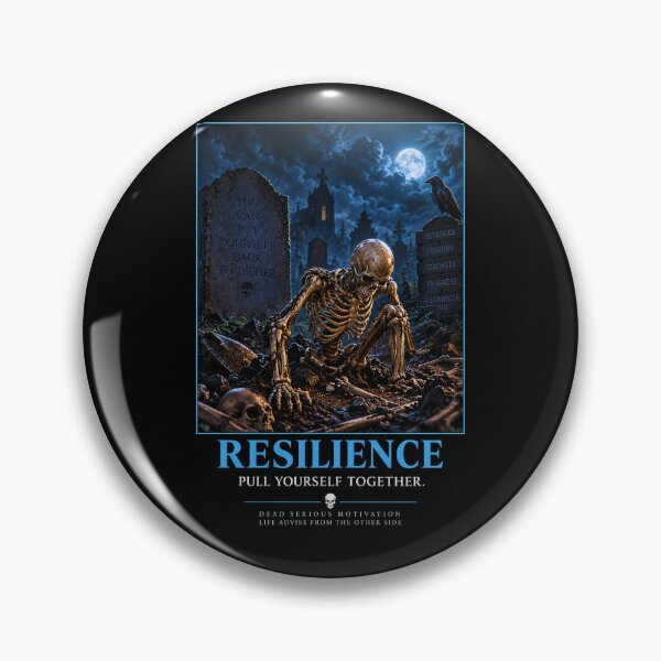 Item preview, ⚡Dead Serious Motivation Collection - Resilience designed and sold by WheelieGdArt.