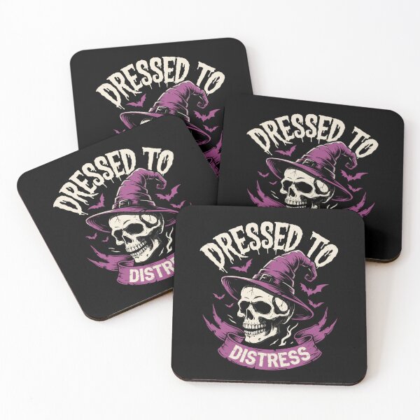 Item preview, Dressed To Distress Halloween Witch Skull Gift designed and sold by Say It With Ink.