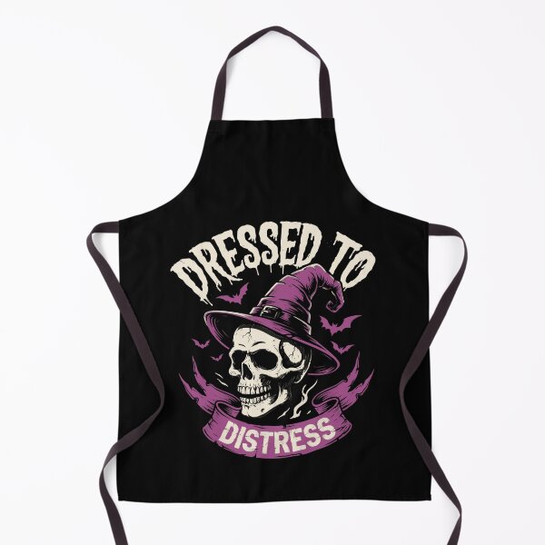Item preview, Dressed To Distress Halloween Witch Skull Gift designed and sold by Say It With Ink.