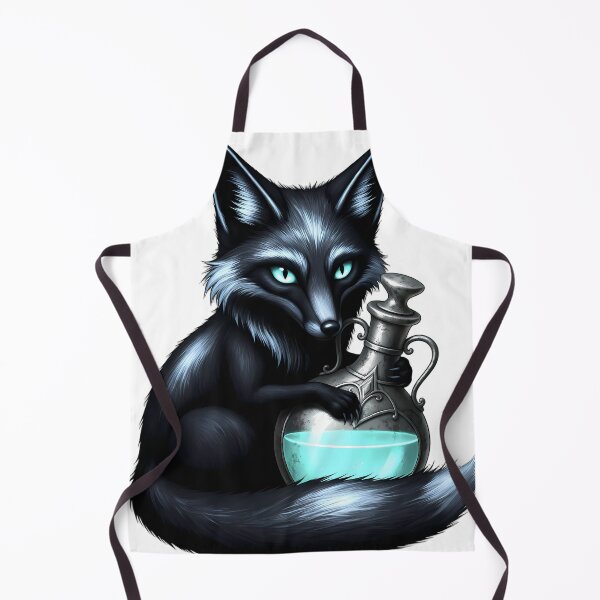 Item preview, Gothic Silver Fox Antique Pewter Elixir Phial designed and sold by IllumeInk.