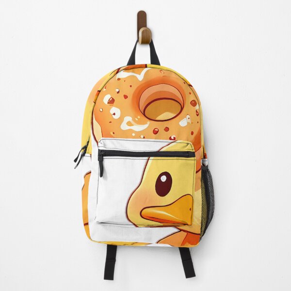 Item preview, Cute Mallard Duckling Hugging Apple Cider Donut designed and sold by pumsquare.