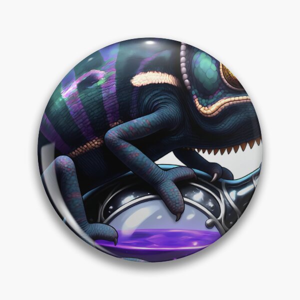 Item preview, Gothic Chameleon Antique Obsidian Poison Bottle designed and sold by IllumeInk.