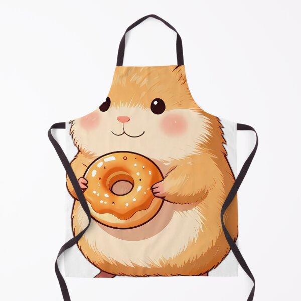 Item preview, Cute Hamster Hugging Mini Apple Cider Donut designed and sold by pumsquare.
