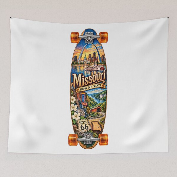 Item preview, Missouri Gen X Skateboard designed and sold by Whimspired By Paxx.