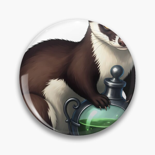 Item preview, Gothic Weasel Antique Pewter Elixir Phial designed and sold by IllumeInk.