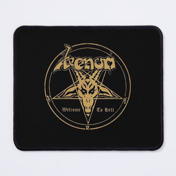 Item preview, Venom Welcome To Hell Heavy Metal Gold Pentagram Art designed and sold by emangimut.