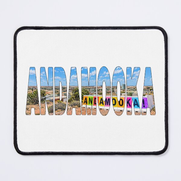 Item preview, ANDAMOOKA - South Australia Opal Mine Shaft Piles Colourful Town Sign designed and sold by Adam Gormley.