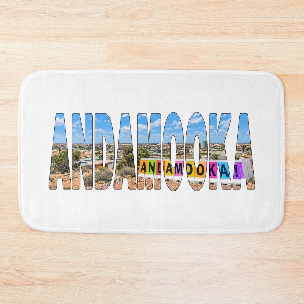 Item preview, ANDAMOOKA - South Australia Opal Mine Shaft Piles Colourful Town Sign designed and sold by Adam Gormley.