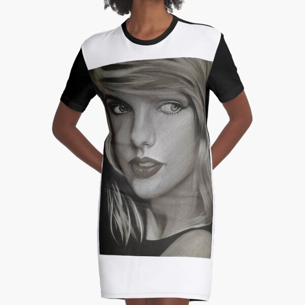 Short Skirt Graphic T-Shirt Dress