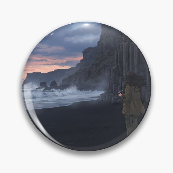 Item preview, Icelandic Solitude: Reynisfjara Black Sand Beach & Basalt Columns designed and sold by SOOstudio73.