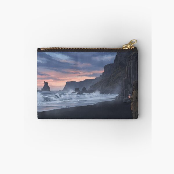 Item preview, Icelandic Solitude: Reynisfjara Black Sand Beach & Basalt Columns designed and sold by SOOstudio73.