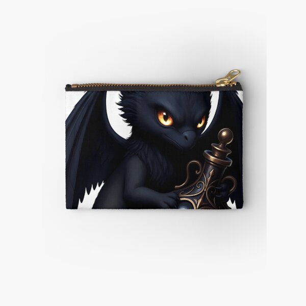Item preview, Gothic Shadow Griffin Hatchling Obsidian Elixir Phial designed and sold by IllumeInk.
