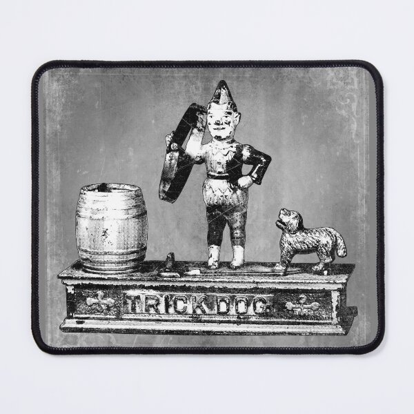 Item preview, Antique Cast Iron Trick Dog Mechanical Bank designed and sold by Ghoul Enterprises.