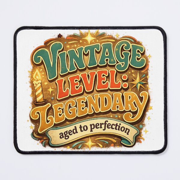 Item preview, Vintage Level Legendary Aged to Perfection Funny Birthday Retro Art Design designed and sold by inkoutninja.
