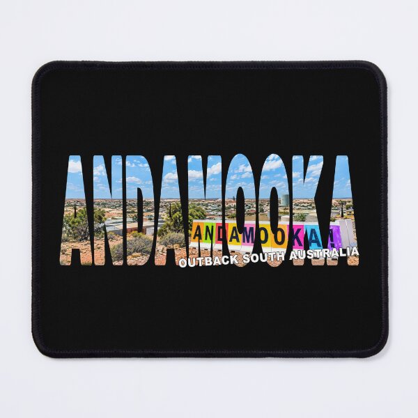 Item preview, ANDAMOOKA Outback South Australia - Opal Mining Colourful Town Sign designed and sold by Adam Gormley.