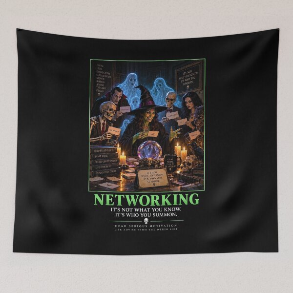 Item preview, ⚡Dead Serious Motivation Collection - Networking designed and sold by WheelieGdArt.