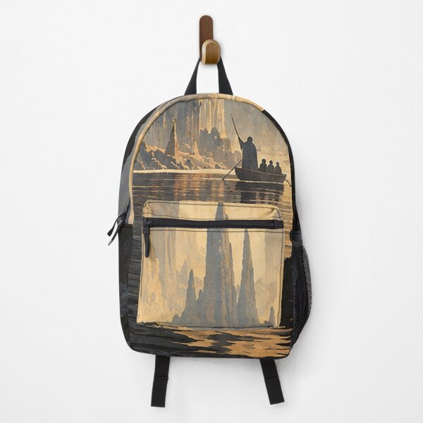 Item preview, Visit the River Styx | Gateway to the Underworld Vintage Travel Poster designed and sold by TheWaningGlass.