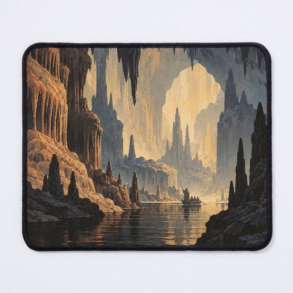 Item preview, Visit the River Styx | Gateway to the Underworld Vintage Travel Poster designed and sold by TheWaningGlass.