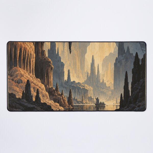Item preview, Visit the River Styx | Gateway to the Underworld Vintage Travel Poster designed and sold by TheWaningGlass.