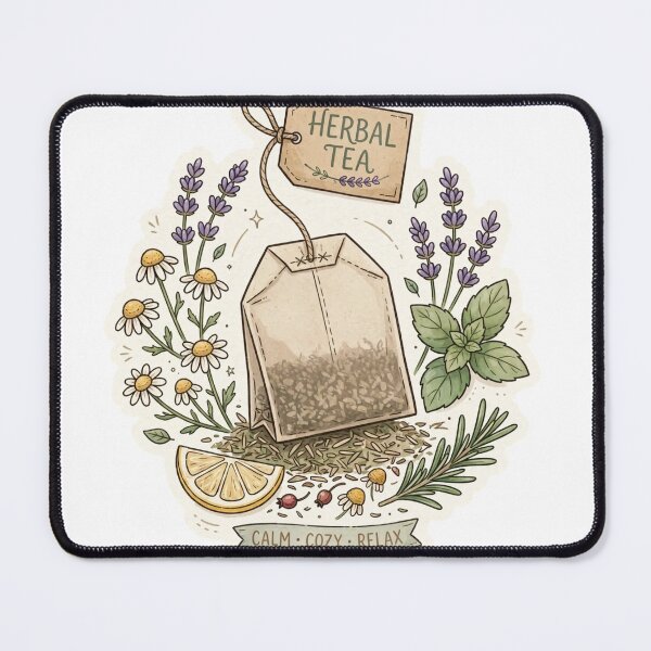 Item preview, herb tea - herbal tea design designed and sold by Xeneros.
