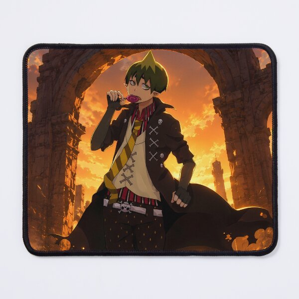 Item preview, Amaimon Blue Exorcist Fiery Ruins Sunset designed and sold by mildaclairmo.