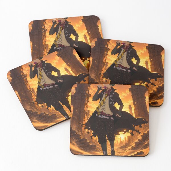 Item preview, Amaimon Blue Exorcist Fiery Ruins Sunset designed and sold by mildaclairmo.