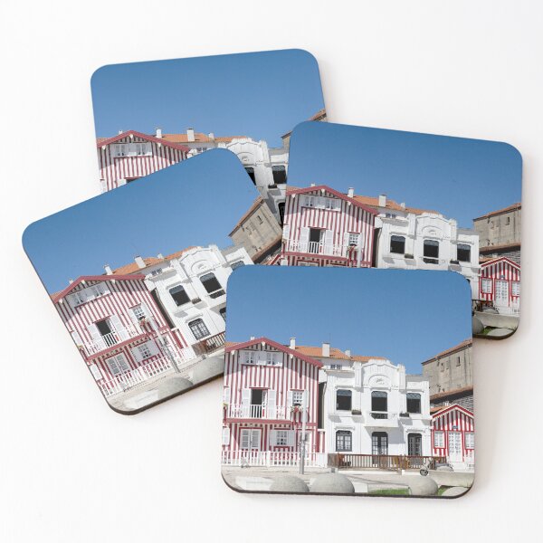 Item preview, Striped Houses designed and sold by Marylou Badeaux.
