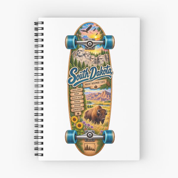 Item preview, South Dakota Gen X Skateboard designed and sold by Whimspired By Paxx.