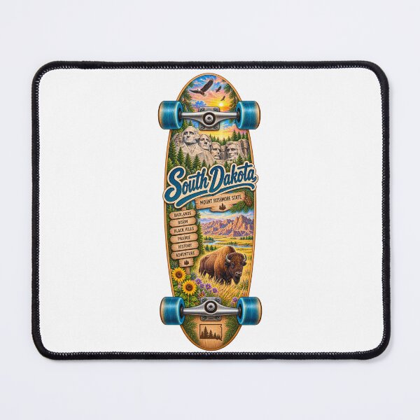 Item preview, South Dakota Gen X Skateboard designed and sold by Whimspired By Paxx.