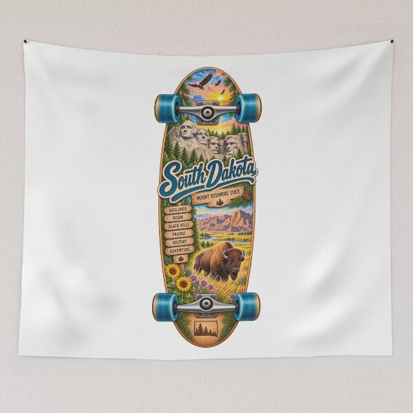 Item preview, South Dakota Gen X Skateboard designed and sold by Whimspired By Paxx.