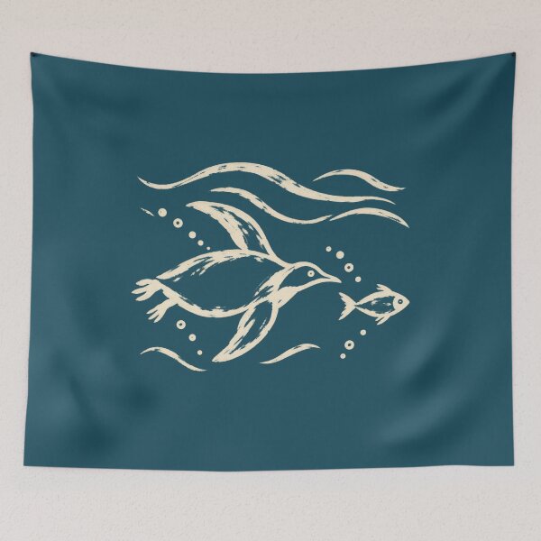 Item preview, Penguin Cave Art - Ocean Wildlife Graphic designed and sold by JonelCrafts.