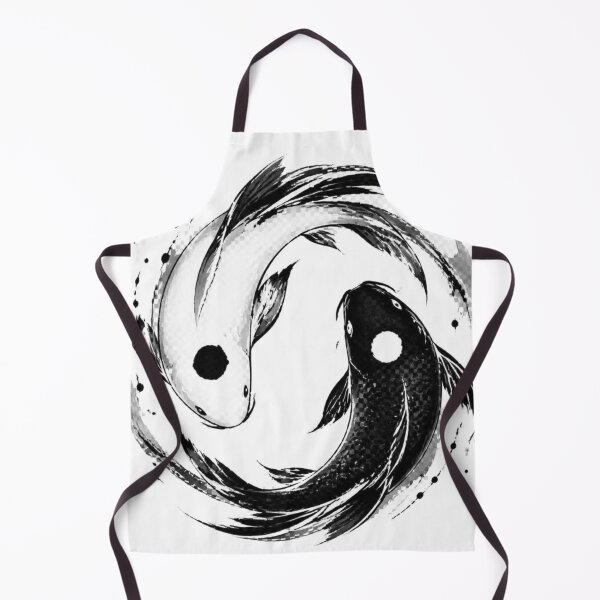 Item preview, Yin Yang Koi Fish Ink Painting designed and sold by Avenuse style.