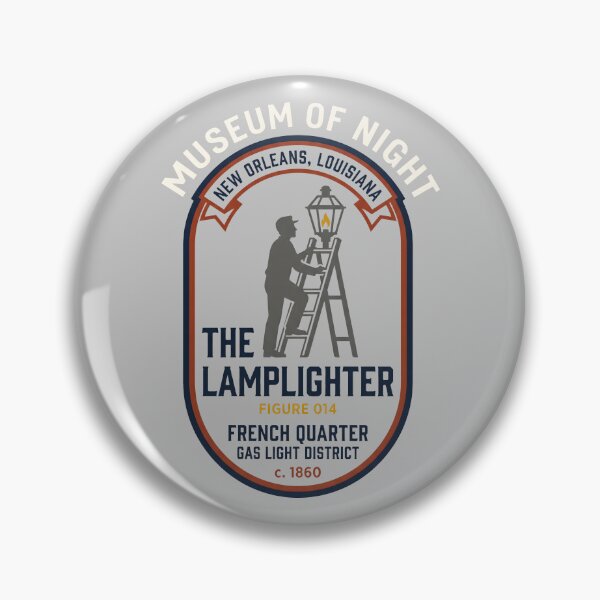 Item preview, New Orleans History French Quarter Vintage Lamplighter designed and sold by SplashTastic.