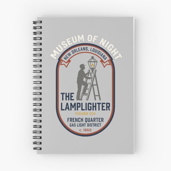 Item preview, New Orleans History French Quarter Vintage Lamplighter designed and sold by SplashTastic.