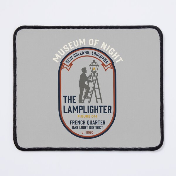 Item preview, New Orleans History French Quarter Vintage Lamplighter designed and sold by SplashTastic.