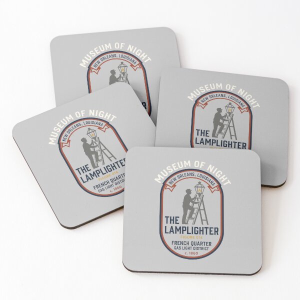 Item preview, New Orleans History French Quarter Vintage Lamplighter designed and sold by SplashTastic.