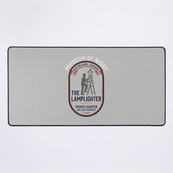 Item preview, New Orleans History French Quarter Vintage Lamplighter designed and sold by SplashTastic.
