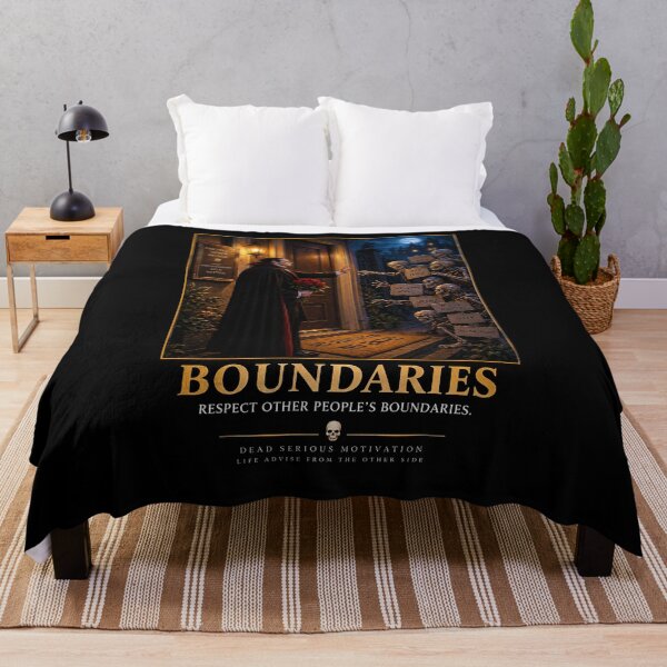 Item preview, ⚡Dead Serious Motivation Collection - Boundaries designed and sold by WheelieGdArt.