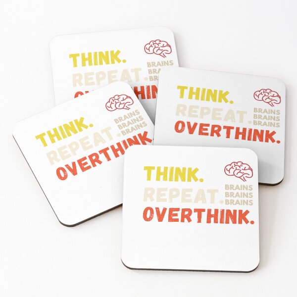 Item preview, Think Repeat Overthink Quote Classic T-Shirt. designed and sold by Gopal Verma.