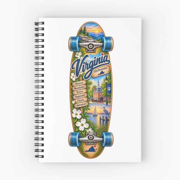 Item preview, Virginia Gen X Skateboard designed and sold by Whimspired By Paxx.