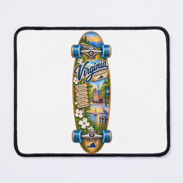 Item preview, Virginia Gen X Skateboard designed and sold by Whimspired By Paxx.