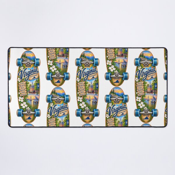 Item preview, Virginia Gen X Skateboard designed and sold by Whimspired By Paxx.