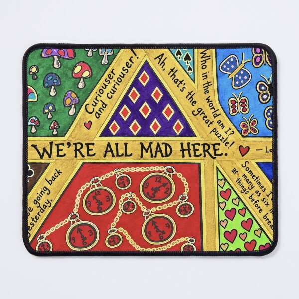 Item preview, We are all mad here  designed and sold by Soulfeast-Art by Kathleen Busch .