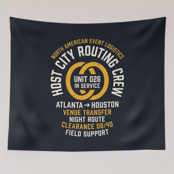 Item preview, Event Logistics Host City Routing Crew Field Support designed and sold by SplashTastic.