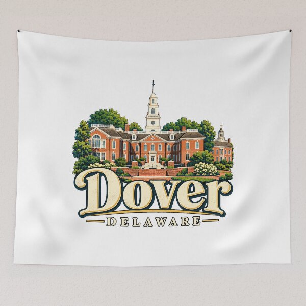 Item preview, Vintage Dover Delaware Travel Souvenir Landmark Gift designed and sold by MichaeIRellov.